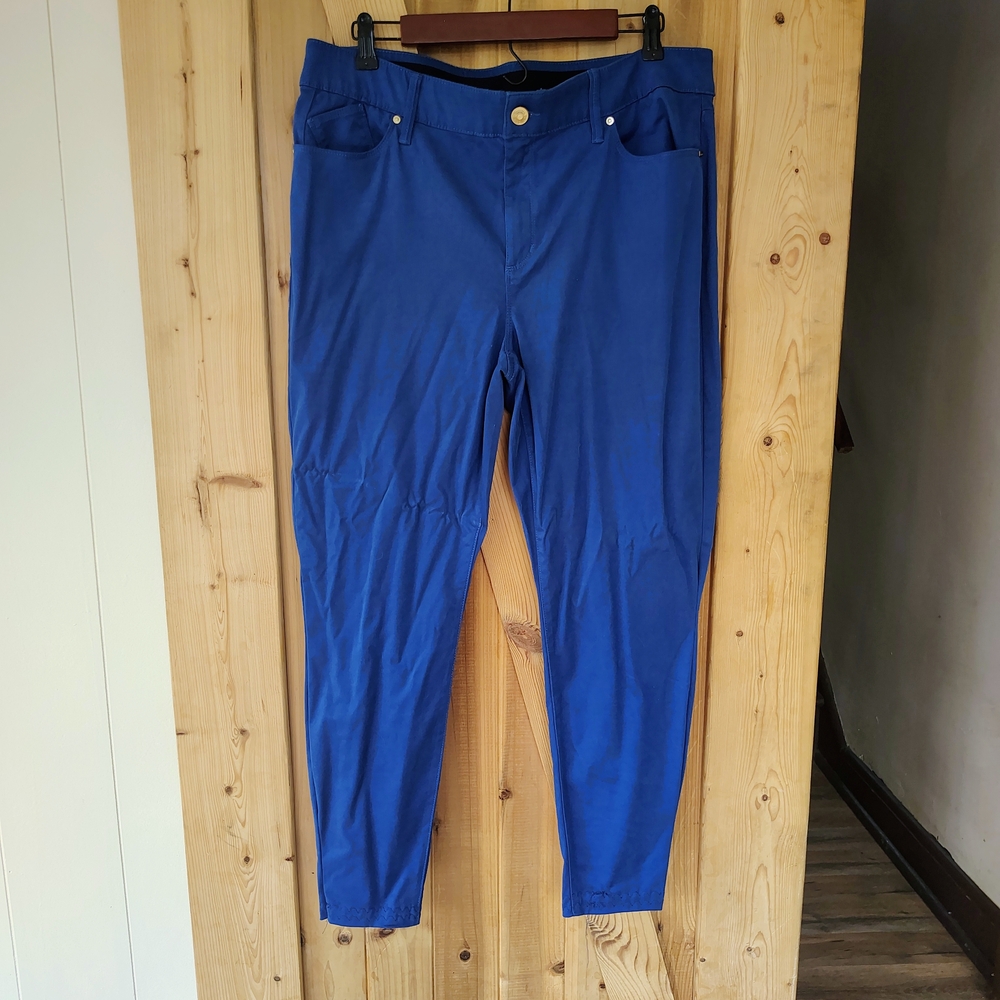 Blue Casual Pants